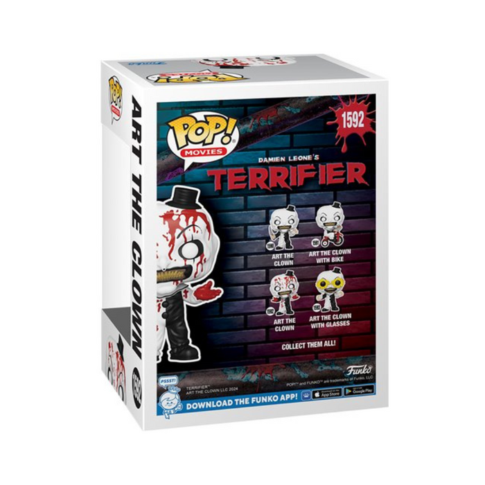 Terrifier - Figurine POP N° 1592 - Art le Clown Ensanglanté