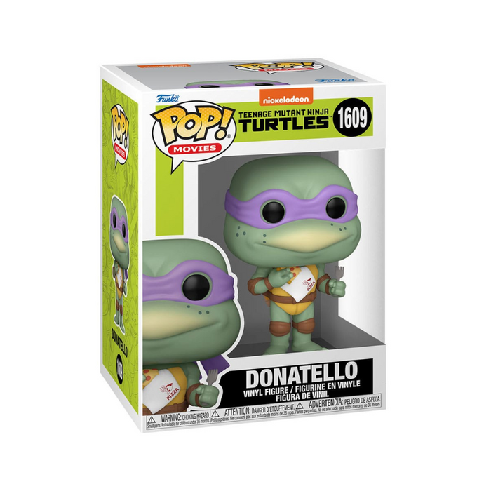 Tortues Ninja - Figurine POP N° 1609 - Donatello avec pizza