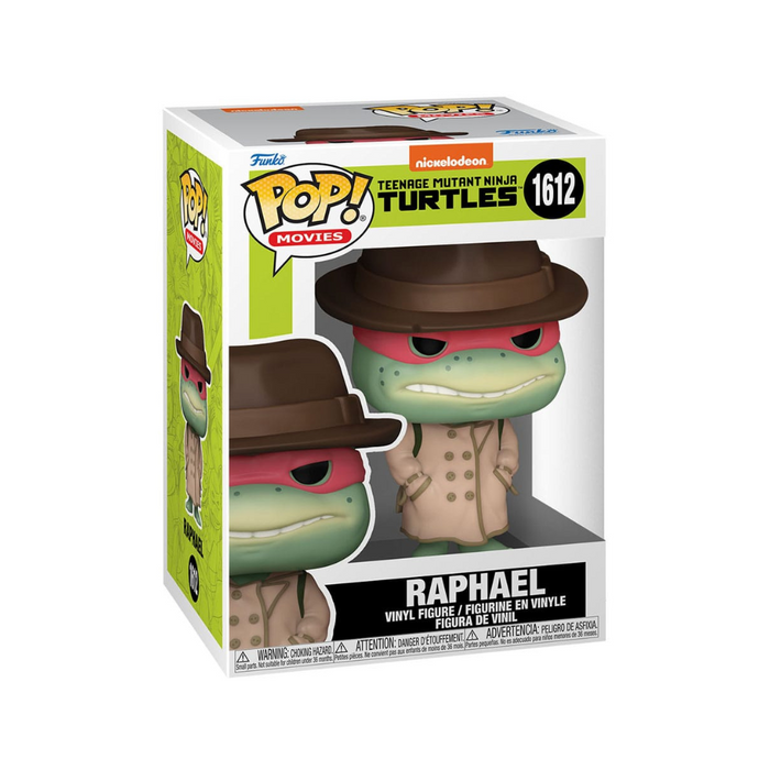 Tortues Ninja - Figurine POP N° 1612 - Raphael avec veste et chapeau