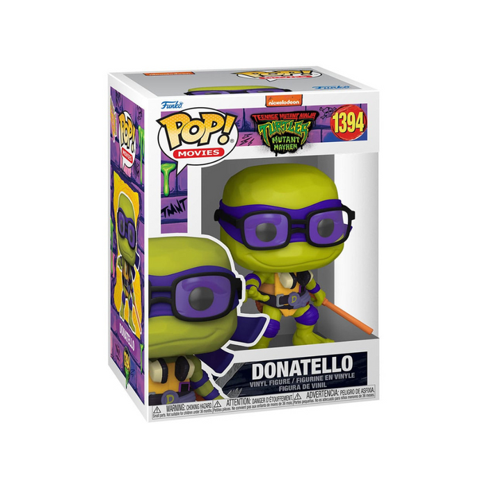Tortues Ninja - Figurine POP N° 1394 - Donatello Mutant Mayhem