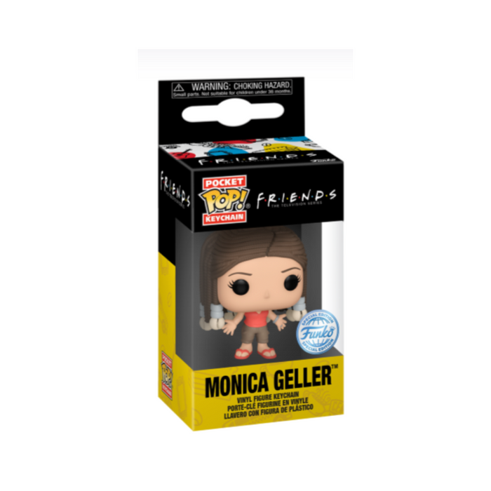Friends - Porte-clés Pocket POP - Monica avec tresses