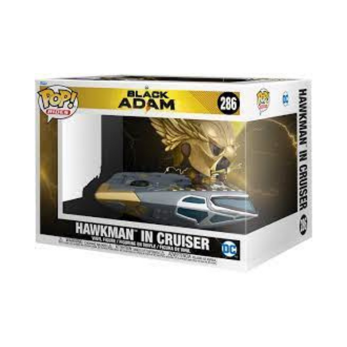 Black Adam - Figurine POP N° 286 - Hawkman in Cruiser