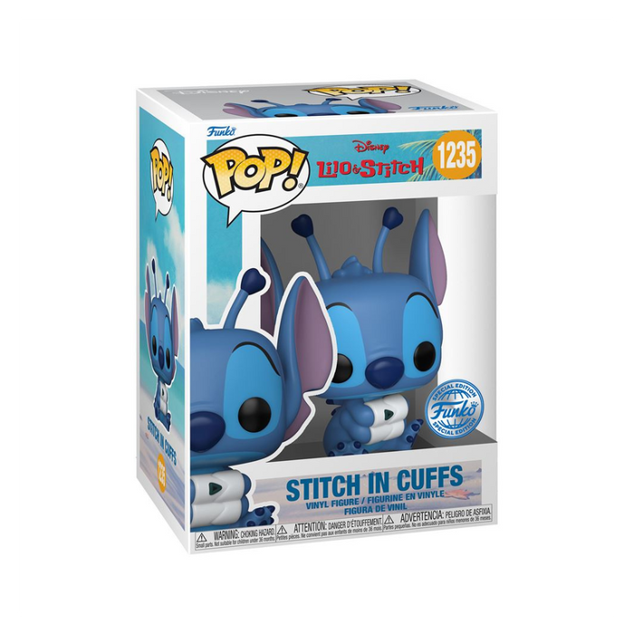 Disney Lilo & Stitch - Figurine POP N° 1235 - Stitch avec menottes / in cuffs EDITION SPECIALE