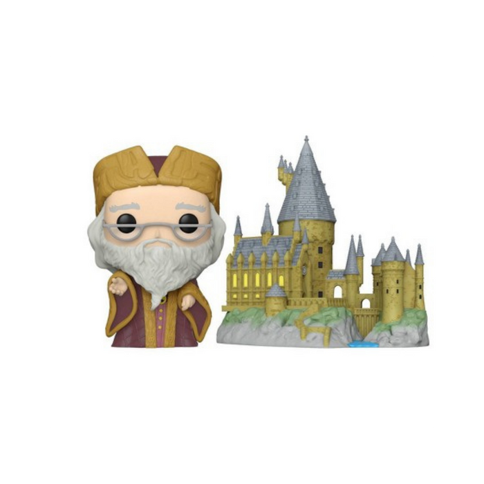 Harry Potter Anniversary - Figurine POP Town N° 27 - Albus Dumbledore avec Poudlard