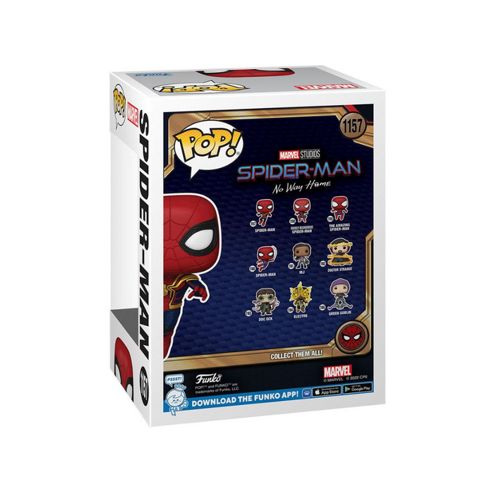 Marvel Spiderman No Way Home - Figurine POP N° 1157 - Spiderman Tom Holland