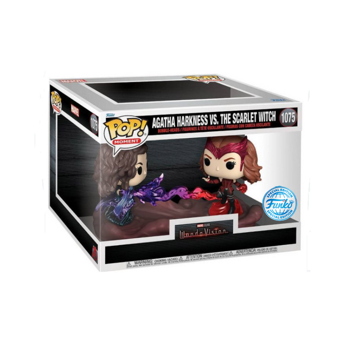 Marvel Wandavision - Pack 2 Figurines POP N° 1075 - Agatha Harkness vs Scarlet Witch