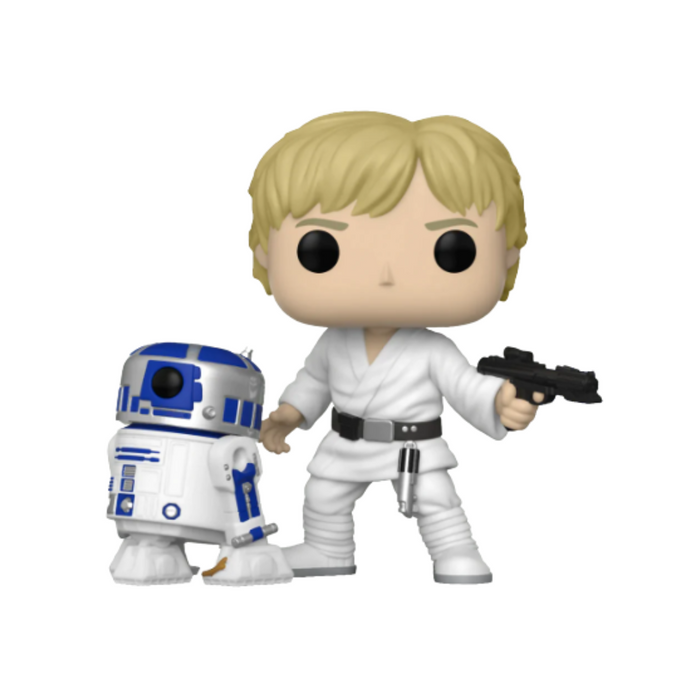Star Wars 4 - Figurine POP N° 02 Movie Poster - Luke Skywalker avec R2-D2