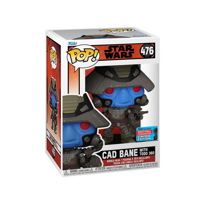 Star Wars Bad Batch - Figurine POP N° 476 - Cade Bane avec Todo 360 (NYCC/Fall Convention 2021)