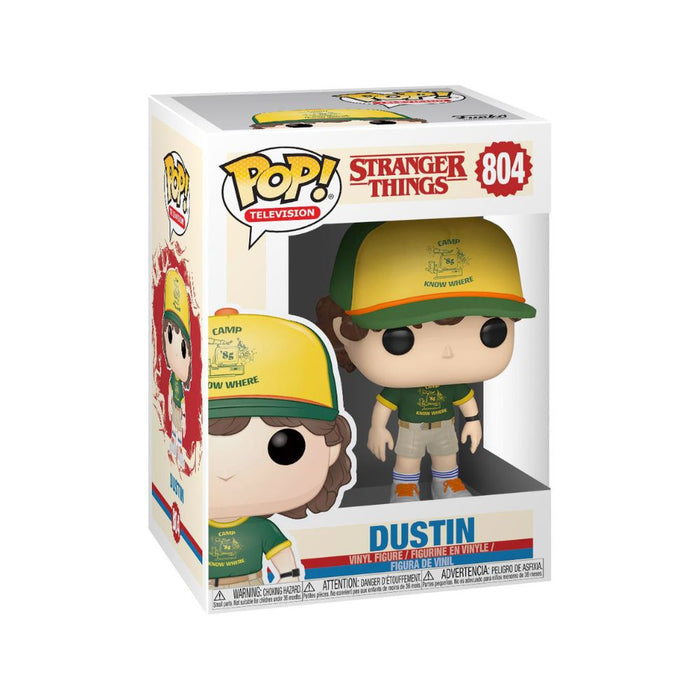Stranger Things - Figurine POP N° 804 - Dustin au camp