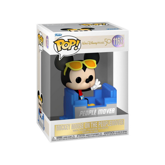 Disney 50e anniversaire - Figurine POP N° 1163 - Mickey Mouse sur People Mover