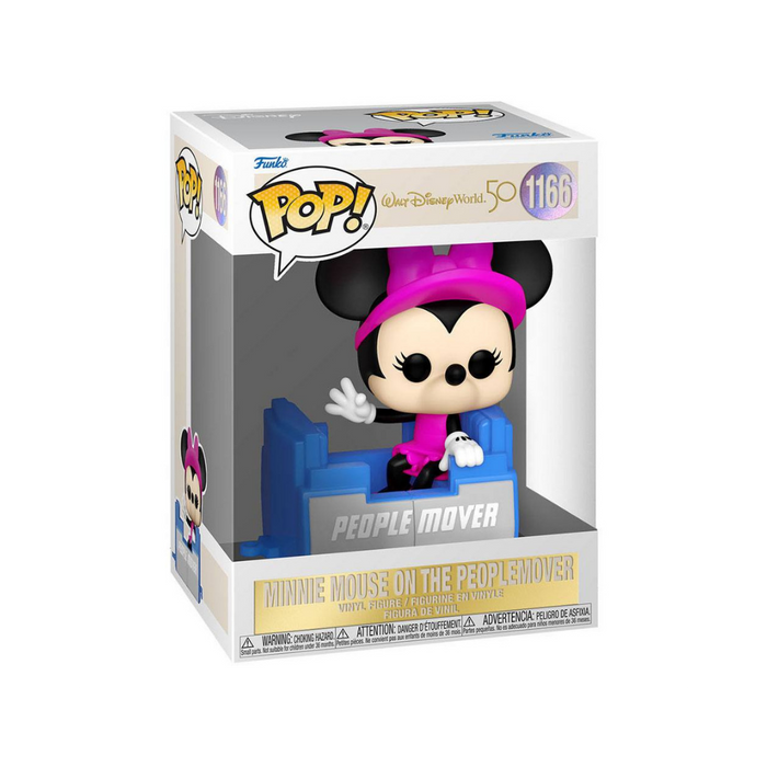 Disney 50e anniversaire - Figurine POP N° 1166 - Minnie Mouse sur People Mover
