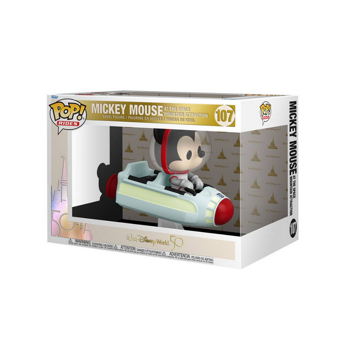 Disney 50e anniversaire - Figurine POP Super Deluxe N° 107 - Mickey Mouse à l'attraction Space Mountain