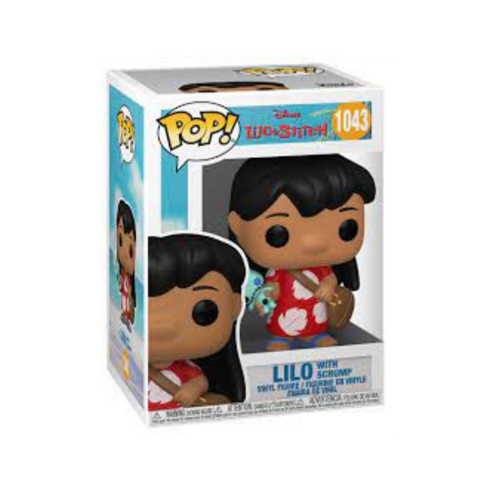 Disney Lilo & Stitch - Figurine POP N° 1043 - Lilo avec Scrump