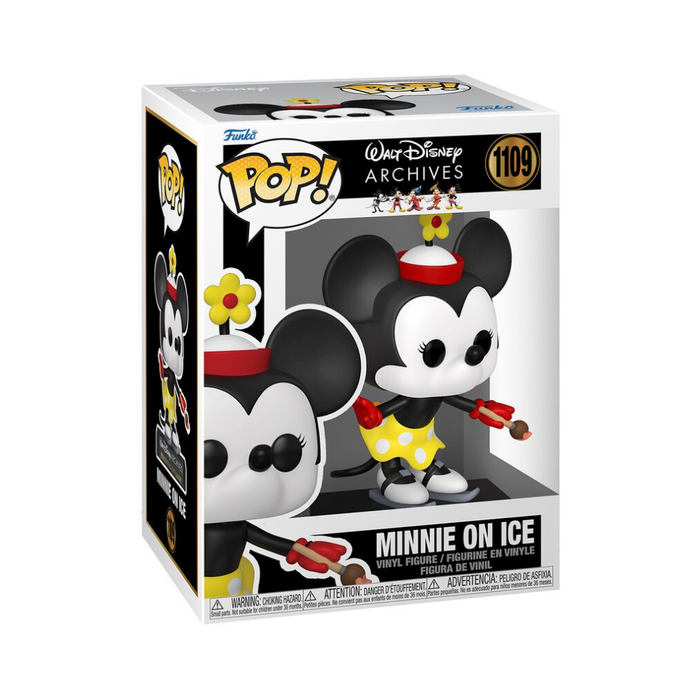 Disney Minnie Mouse - Figurine POP N° 1109 - Minnie sur glace 1935