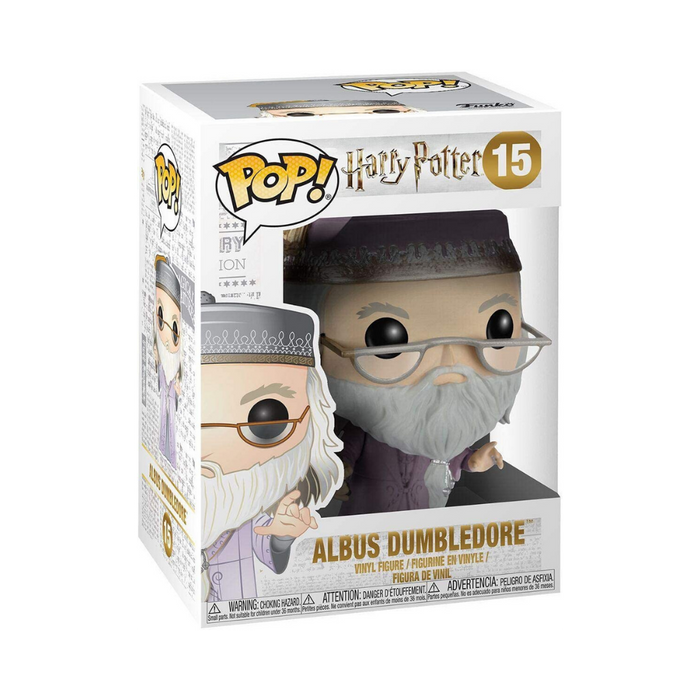 Harry Potter - Figurine POP N° 15 - Albus Dumbledore avec baguette magique