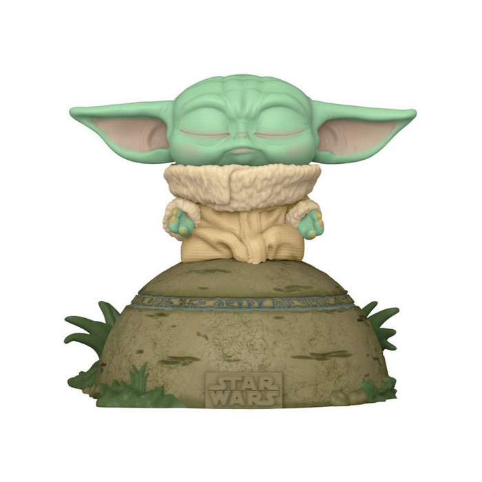 Star Wars Mandalorian - Figurine POP Deluxe N° 485 - Grogu utilise la Force