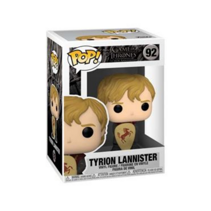 Game of Thrones - Figurine POP N° 92 - Tyrion Lannister avec bouclier