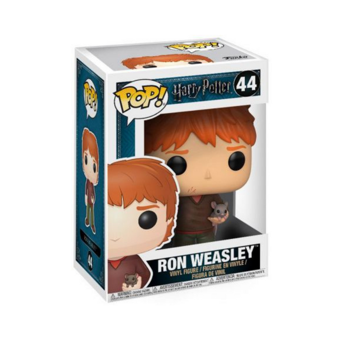 Harry Potter - Figurine POP N° 44 - Ron Weasley avec Croutard