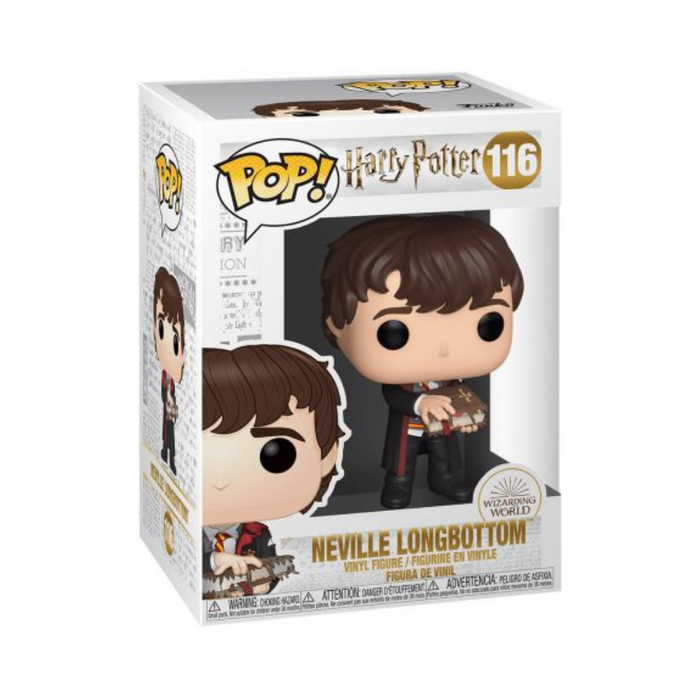 Harry Potter - Figurine POP N° 116 - Neville avec livre monstre