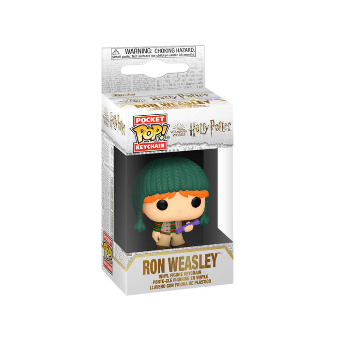 Harry Potter - Porte-clés Pocket POP - Ron Weasley Holiday