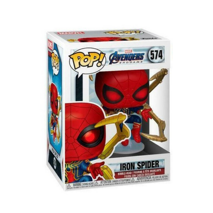 Marvel Avengers Endgame - Figurine POP N° 574 - Iron Spider avec Gant Nano