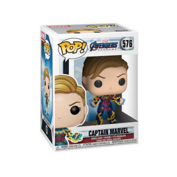 Marvel Avengers Endgame - Figurine POP N° 576 - Captain Marvel with New Hair