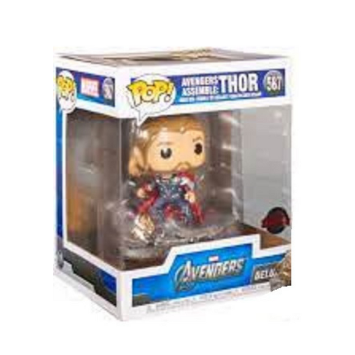 Marvel Avengers - Figurine POP Deluxe N° 587 - Avengers Assemble Thor Special Edition