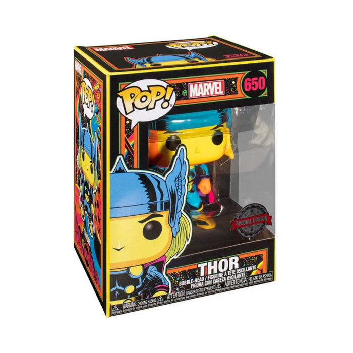 Marvel Black Light - Figurine POP N° 650 - Thor "Special Edition"