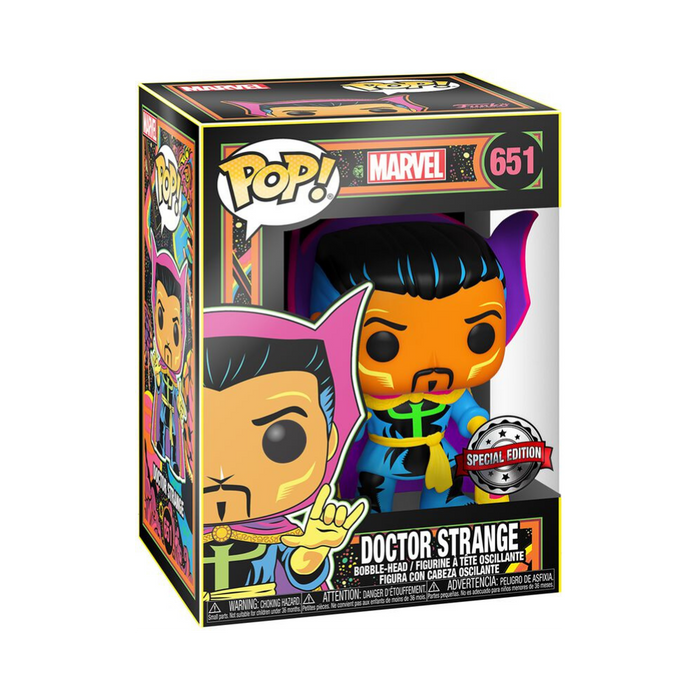 Marvel Black Light - Figurine POP N° 651 - Doctor Strange "Special Edition"