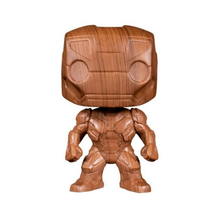Marvel - Figurine POP N° 674 - Iron Man Bois "Edition Spéciale"
