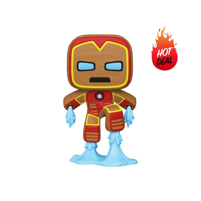 Marvel Holiday - Figurine Pop N° 934 - Iron Man Pain d'épices