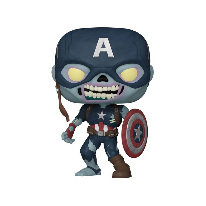 Marvel What If...? - Figurine POP N° 941 - Zombie Captain America