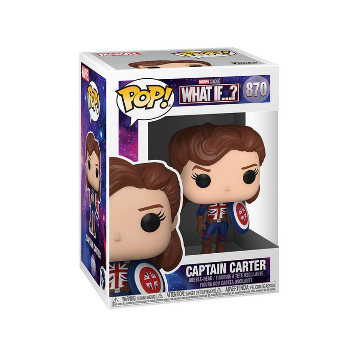 Marvel What If... ? - Figurine POP N° 870 - Captain Carter