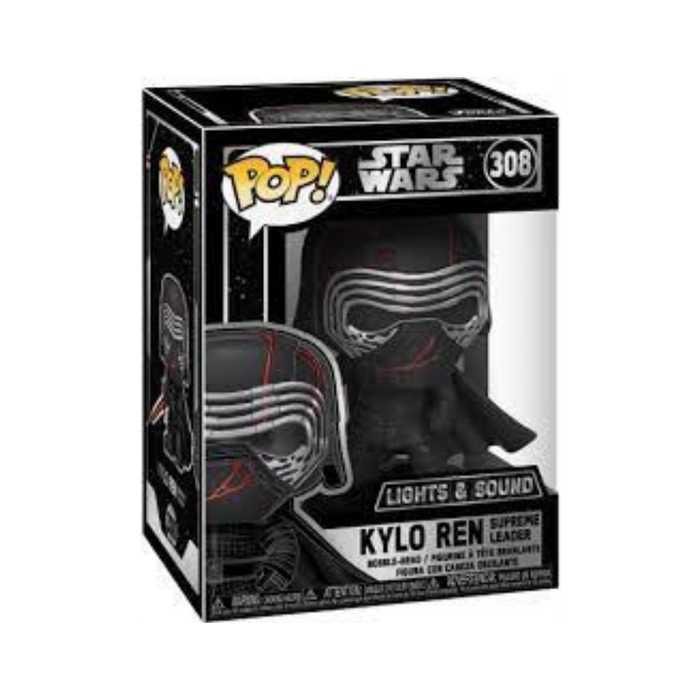 Star Wars 9 - Figurine POP N° 308 - Kylo Ren Supreme Leader "sonore et lumineux"