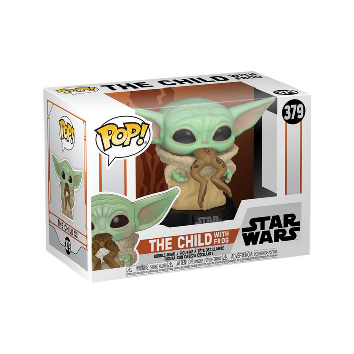 Star Wars Mandalorian - Figurine POP N° 379 - L'enfant avec grenouille