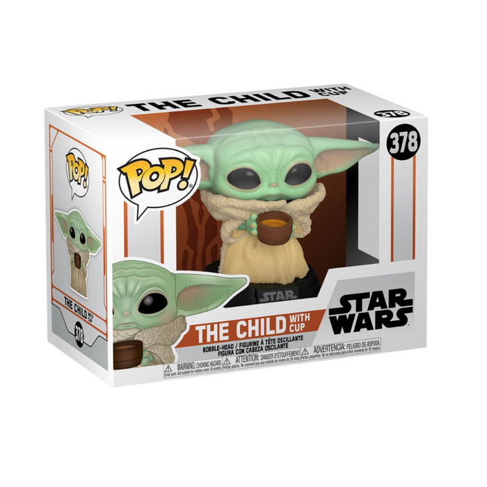 Star Wars The Mandalorian - Figurine POP N° 378 - The Child with Cup